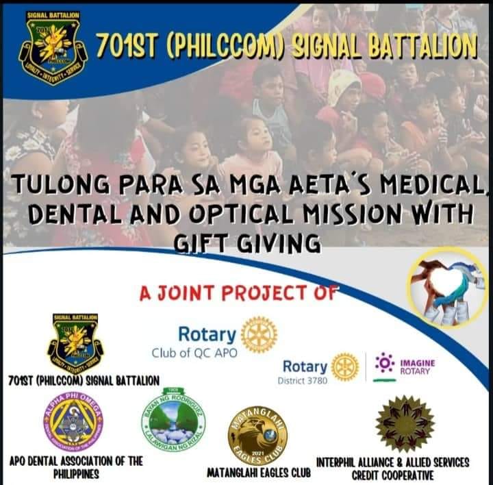 Tulong Para sa Mga Aeta's Medical, Dental, and Optical Mission With Gift Giving